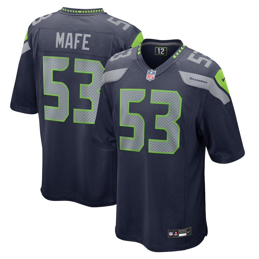 Boye Mafe #53 Seattle Seahawks Game Jersey - Men's | College Navy