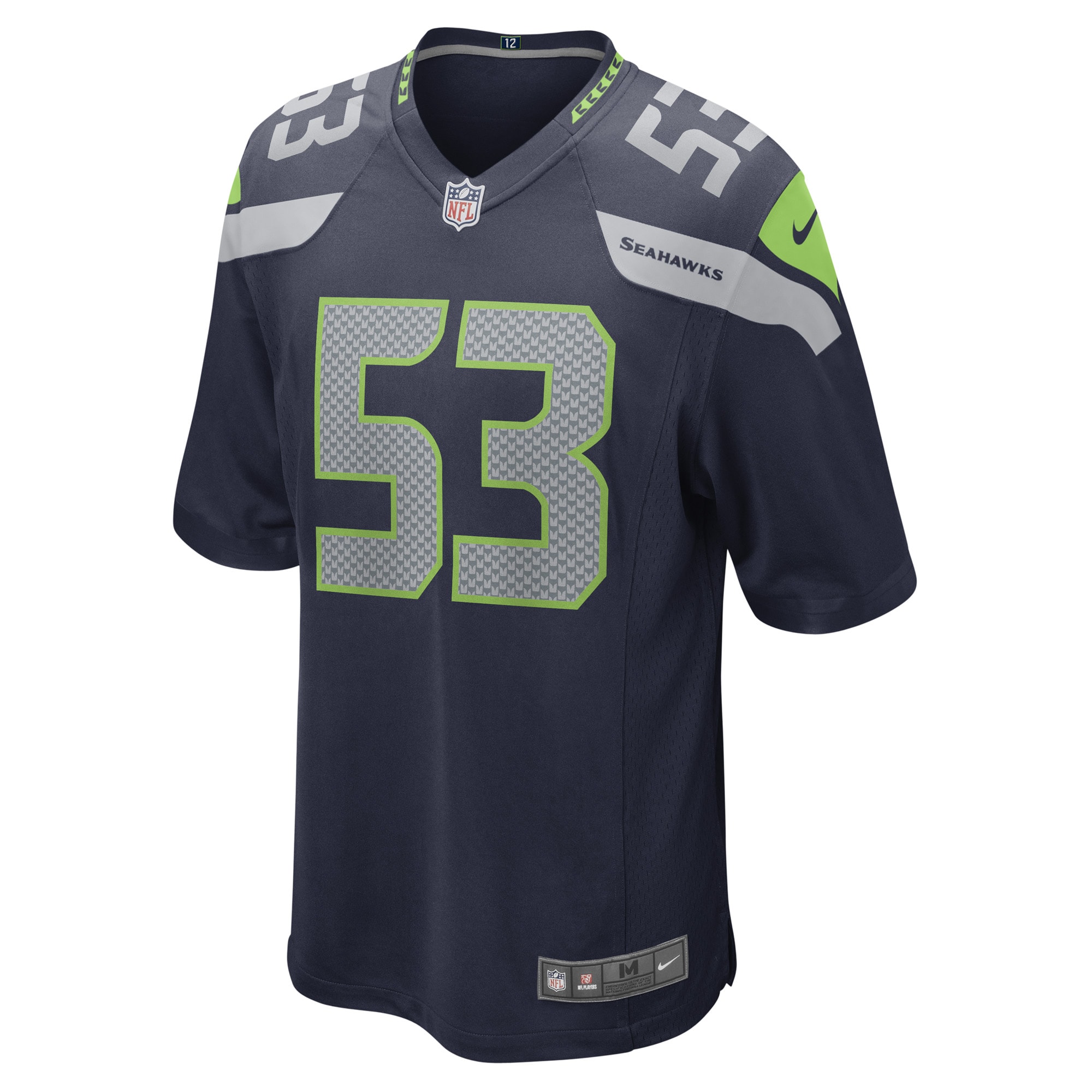 Alternative view of Boye Mafe Seattle Seahawks Game Jersey - Men's