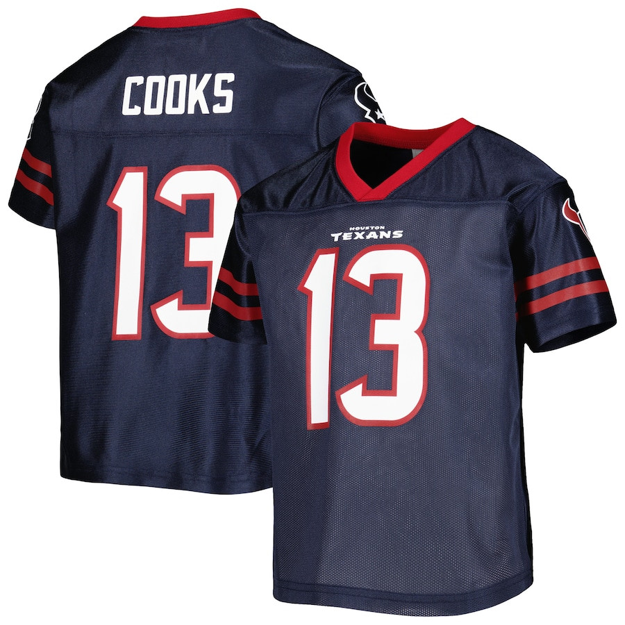 Brandin Cooks #13 Houston Texans Game Jersey - Youth | Navy