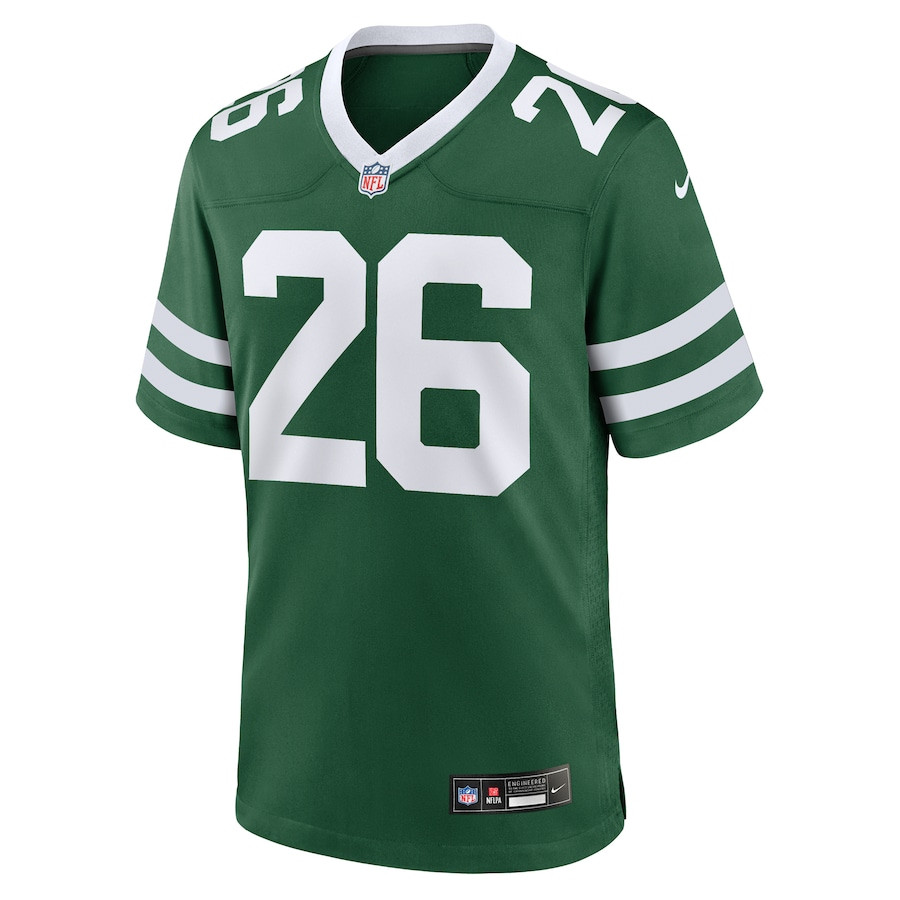 Alternative view of Brandin Echols #26 New York Jets Game Jersey - Men's | Legacy Green