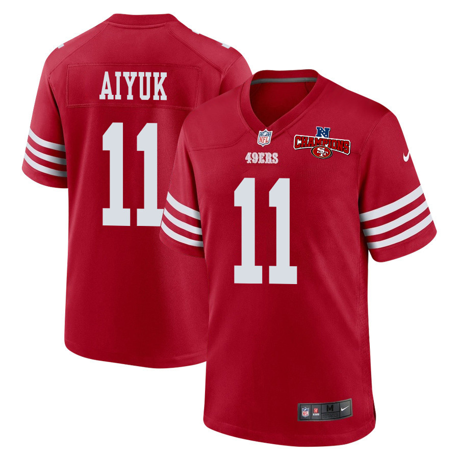 Brandon Aiyuk #11 San Francisco 49ers Game Jersey - Men's | Scarlet