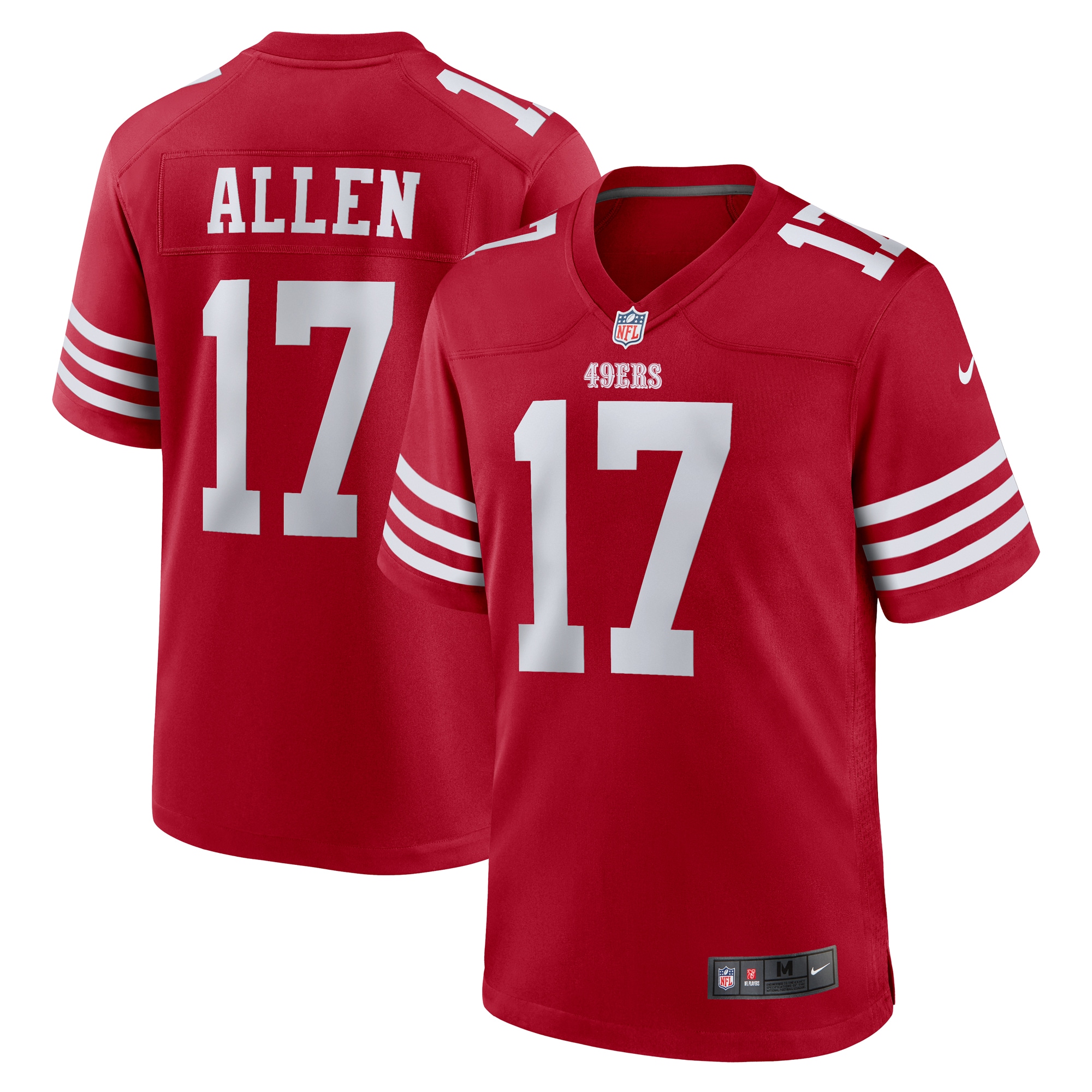 Brandon Allen San Francisco 49ers Game Jersey - Men's