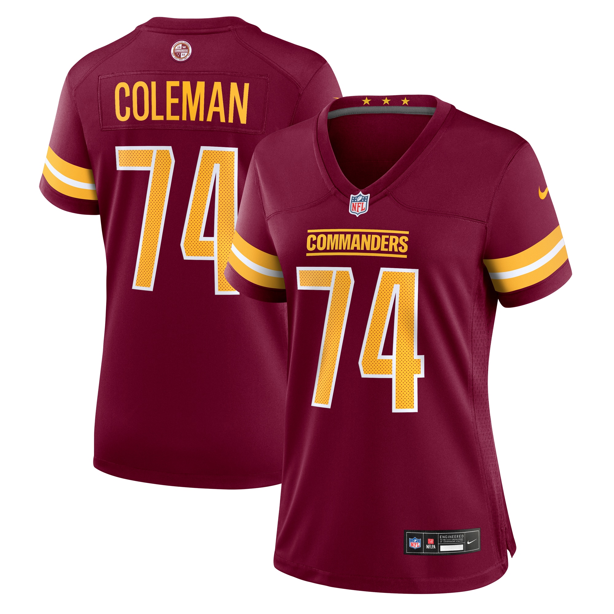 Brandon Coleman Washington Commanders Game Jersey - Women's