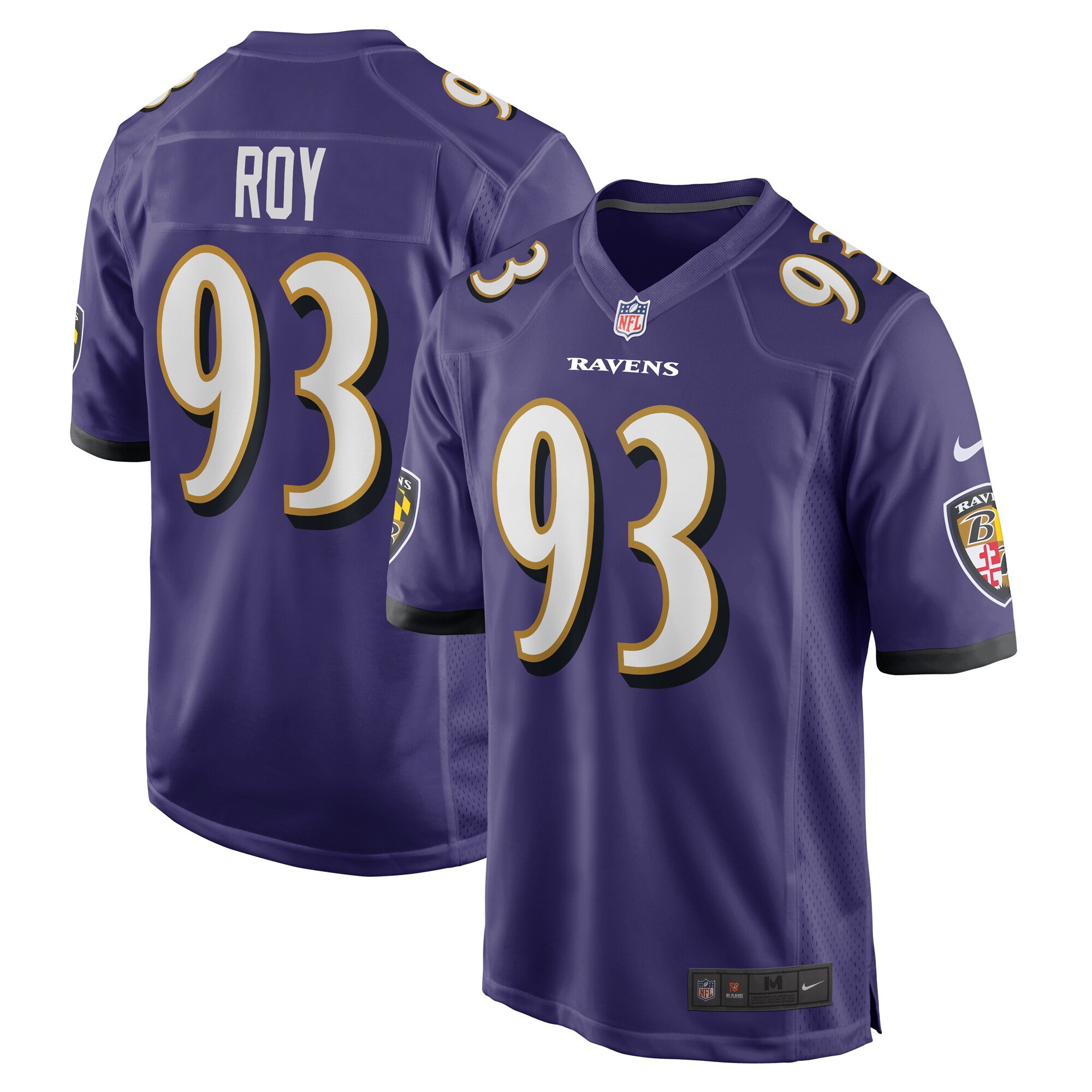 Bravvion Roy Baltimore Ravens Game Jersey - Men's