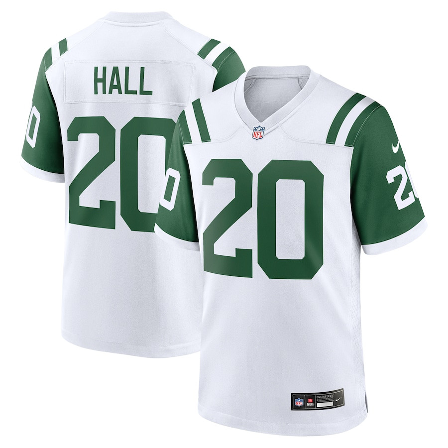 Breece Hall #20 New York Jets Alternate Game Jersey - Men's | White