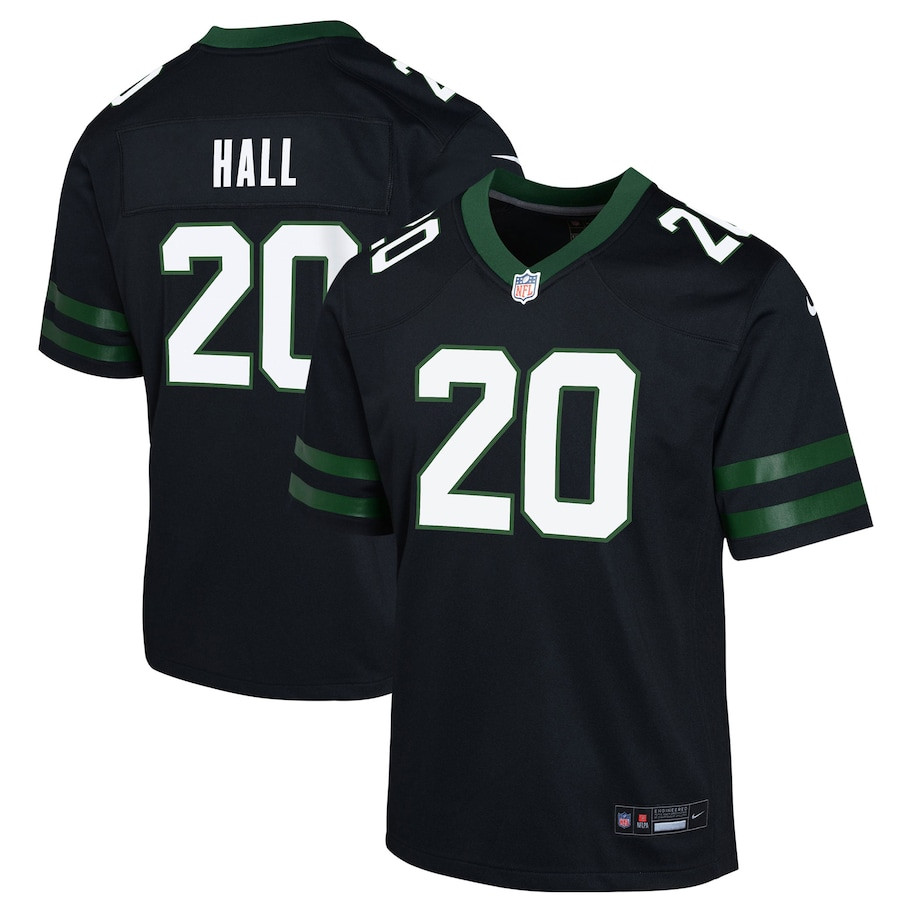 Breece Hall #20 New York Jets Alternate Game Jersey - Youth | Legacy Black