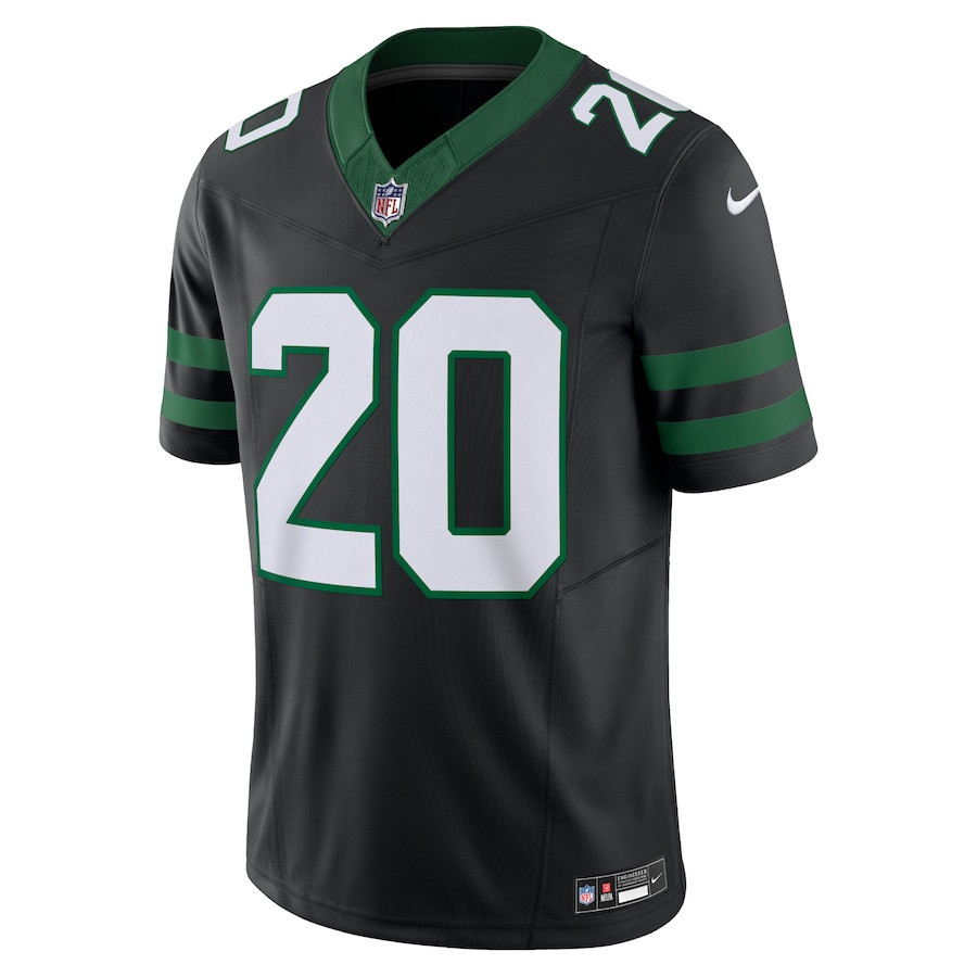 Alternative view of Breece Hall #20 New York Jets Alternate Vapor F.U.S.E. Limited Jersey - Men's