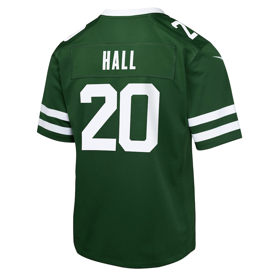 Breece Hall #20 New York Jets Game Jersey - Youth | Legacy Green - Image 3