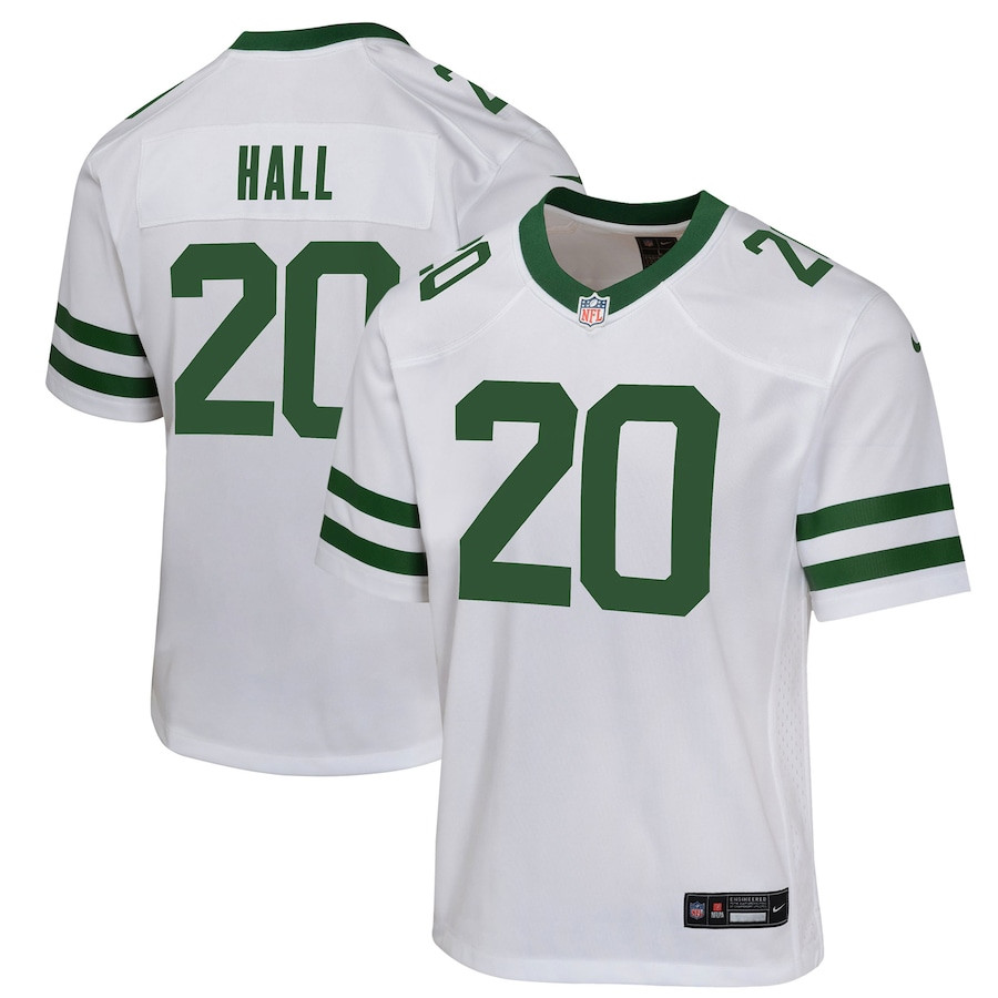 Breece Hall #20 New York Jets Game Jersey - Youth | Legacy White