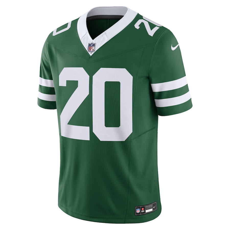 Alternative view of Breece Hall #20 New York Jets Vapor F.U.S.E. Limited Jersey - Men's