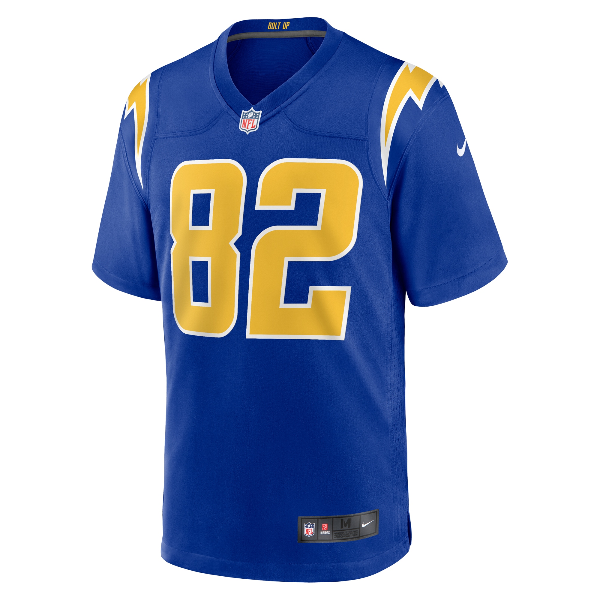 Alternative view of Brenden Rice Los Angeles Chargers 2nd Alternate Game Jersey - Men's