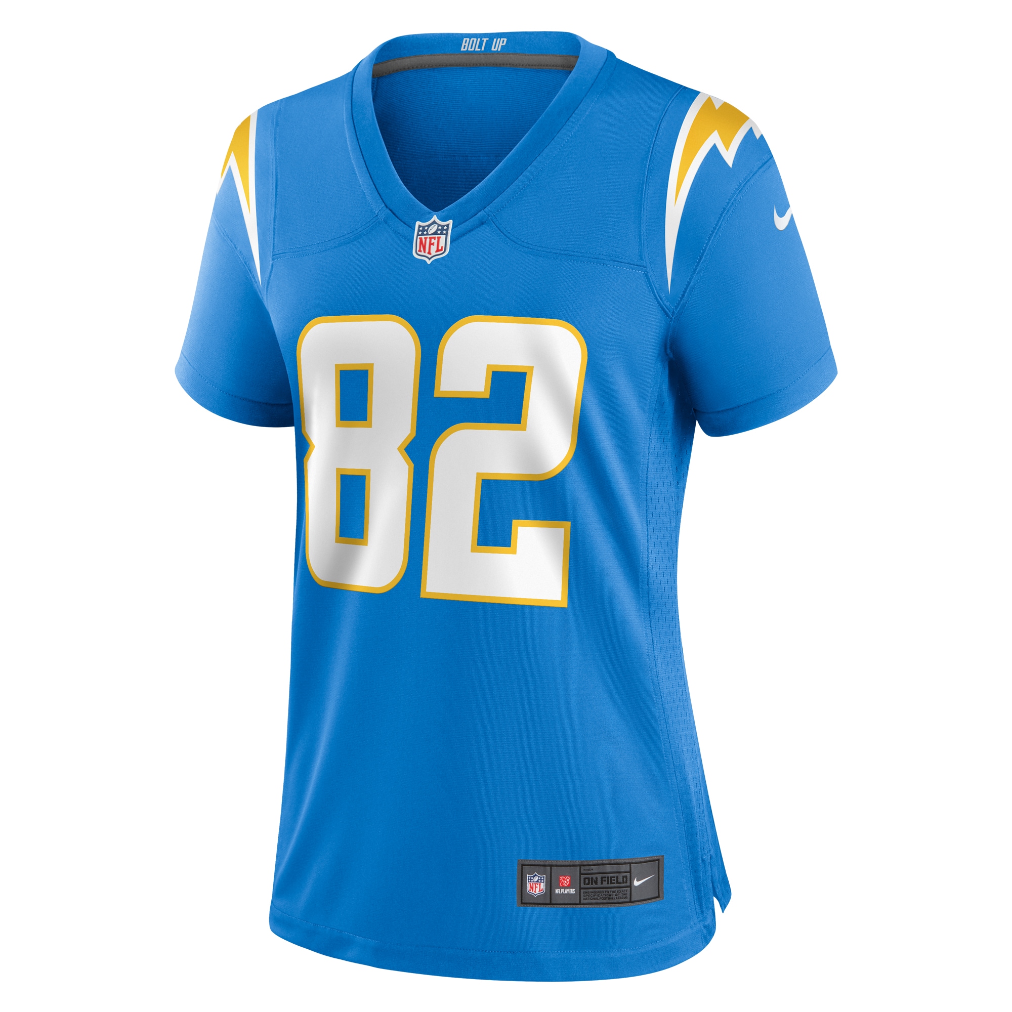 Alternative view of Brenden Rice Los Angeles Chargers Game Jersey - Women's
