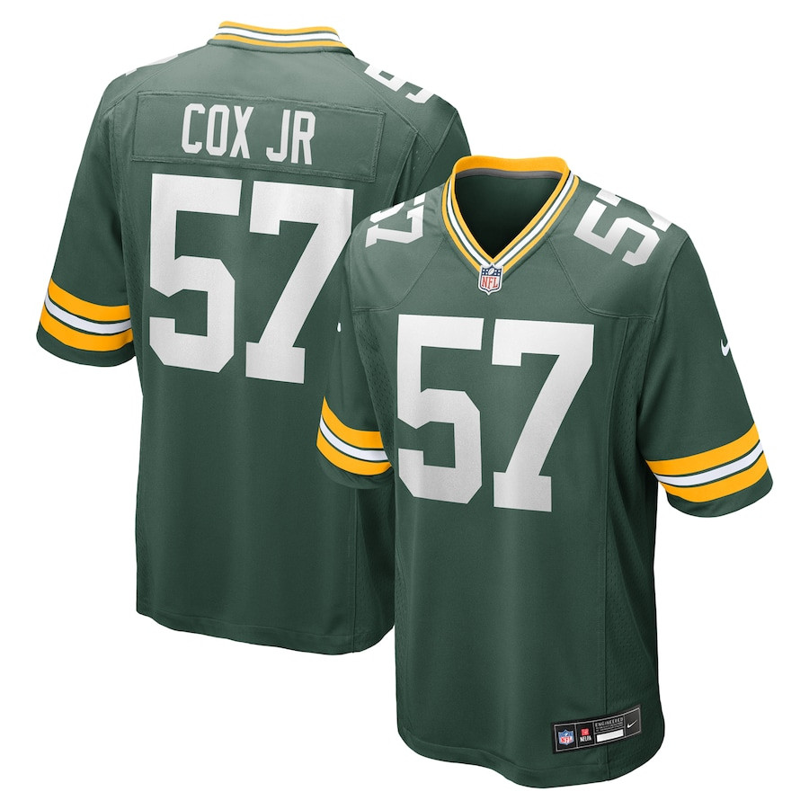 Brenton Cox Jr. #57 Green Bay Packers Game Jersey - Men's | Green