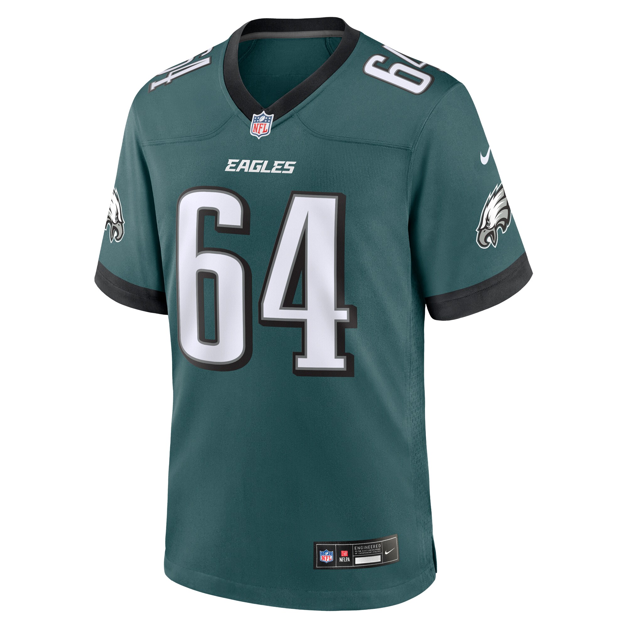 Alternative view of Brett Toth Philadelphia Eagles Game Jersey - Men's