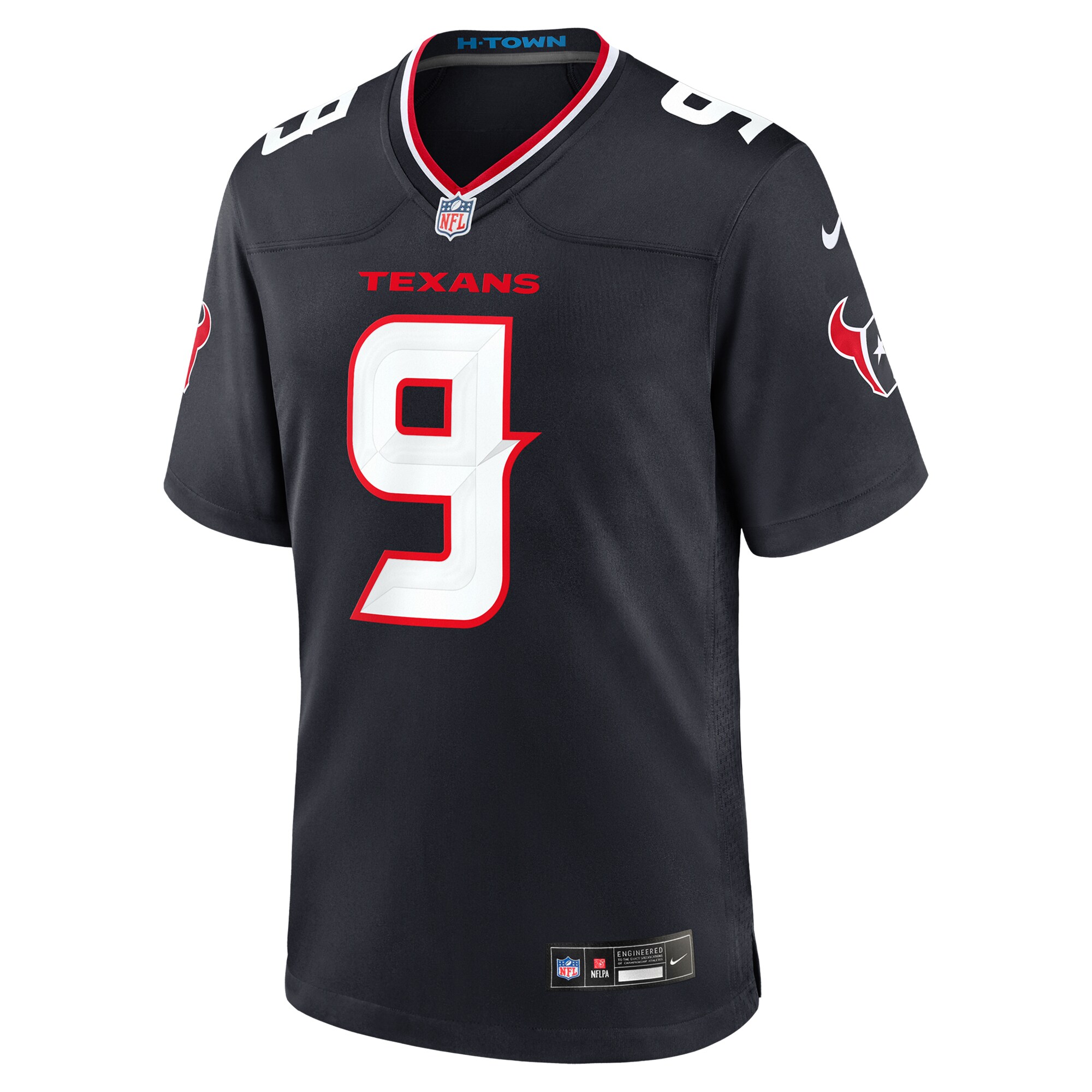 Alternative view of Brevin Jordan Houston Texans Game Jersey - Men's