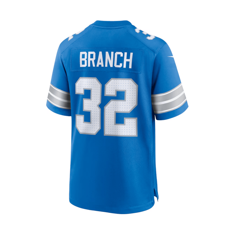 Brian Branch #32 Detroit Lions Game Jersey - Men's | Blue - Image 3