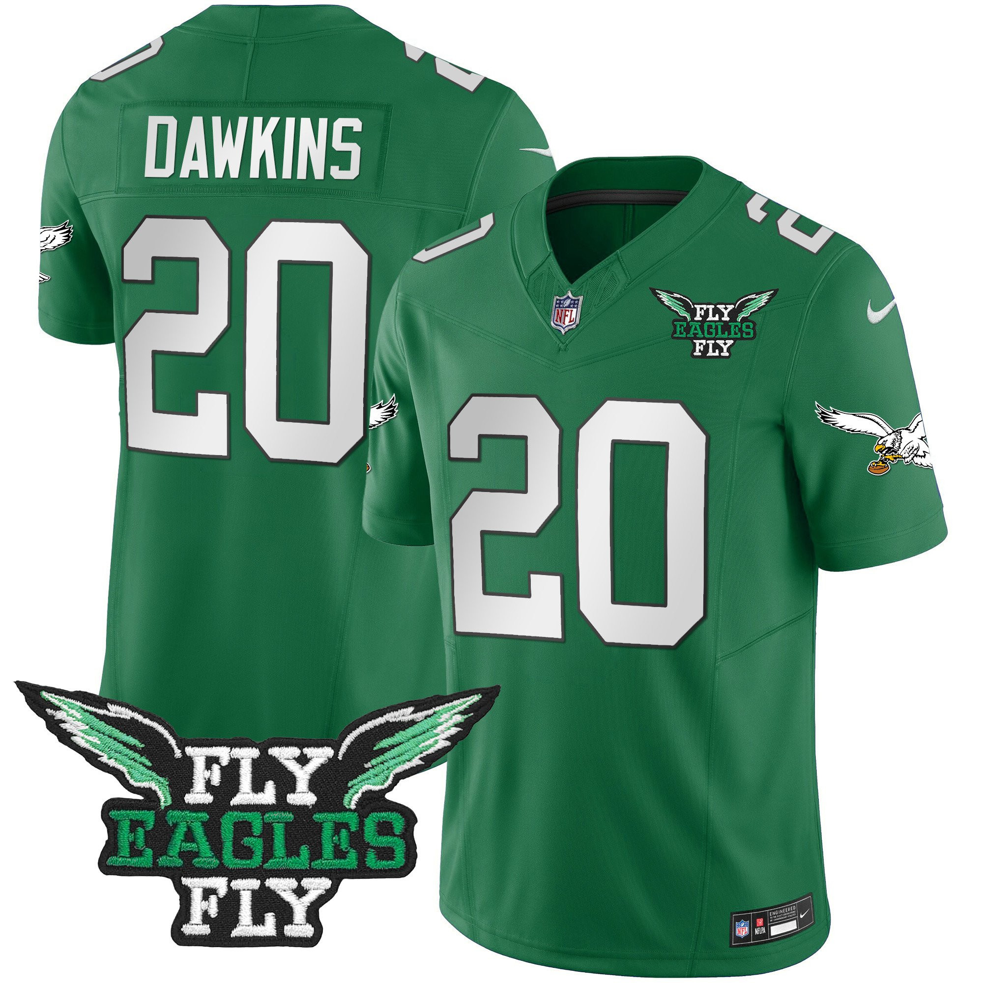 Brian Dawkins #20 Philadelphia Eagles Alternate Game Jersey - Men's | Kelly Green