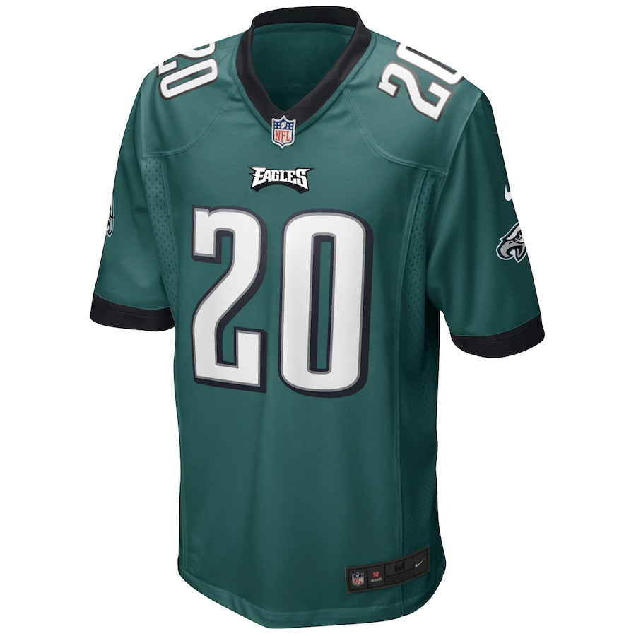 Alternative view of Brian Dawkins #20 Philadelphia Eagles Game Jersey - Men's | Midnight Green