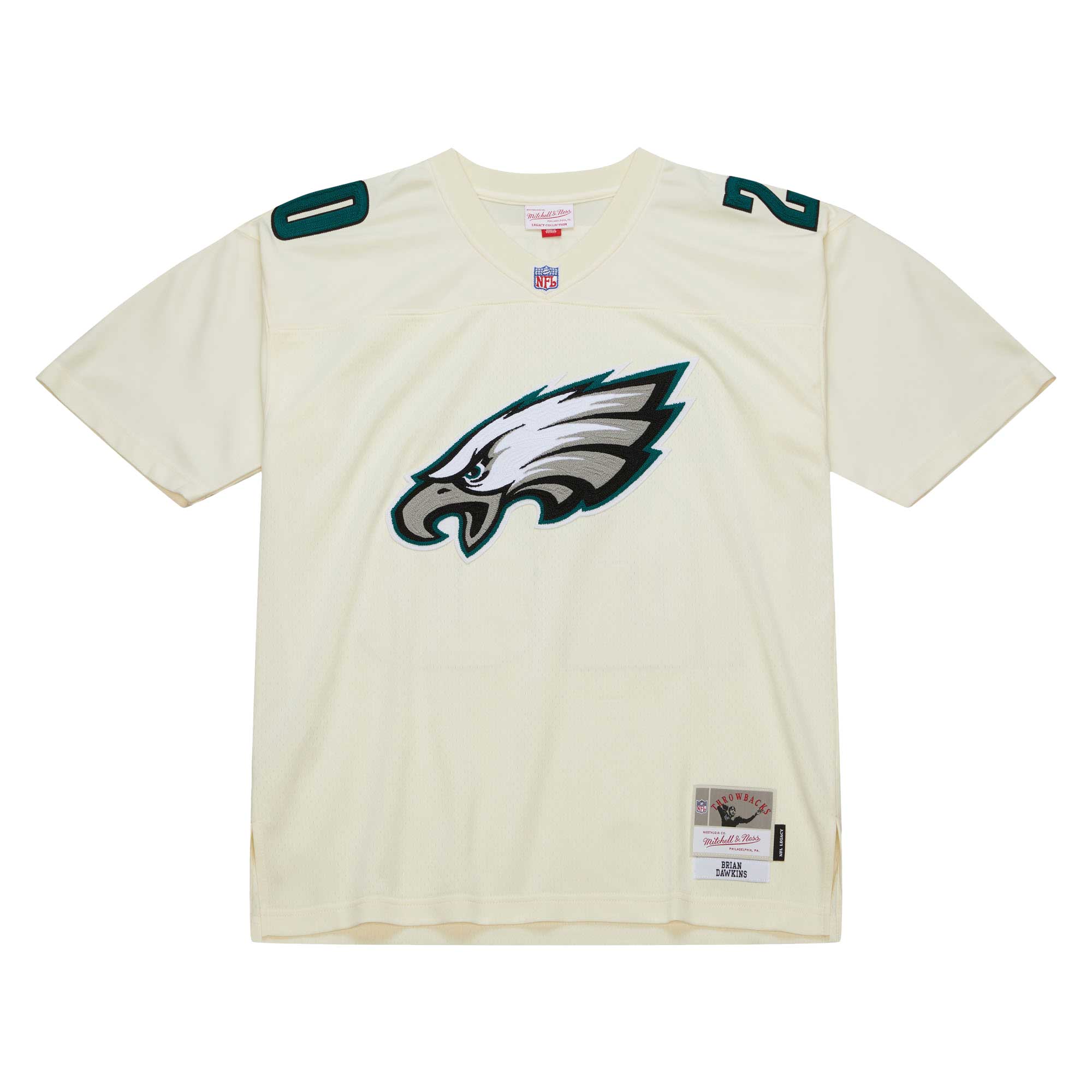 Alternative view of Brian Dawkins Mitchell & Ness Philadelphia Eagles Game Jersey - Men's