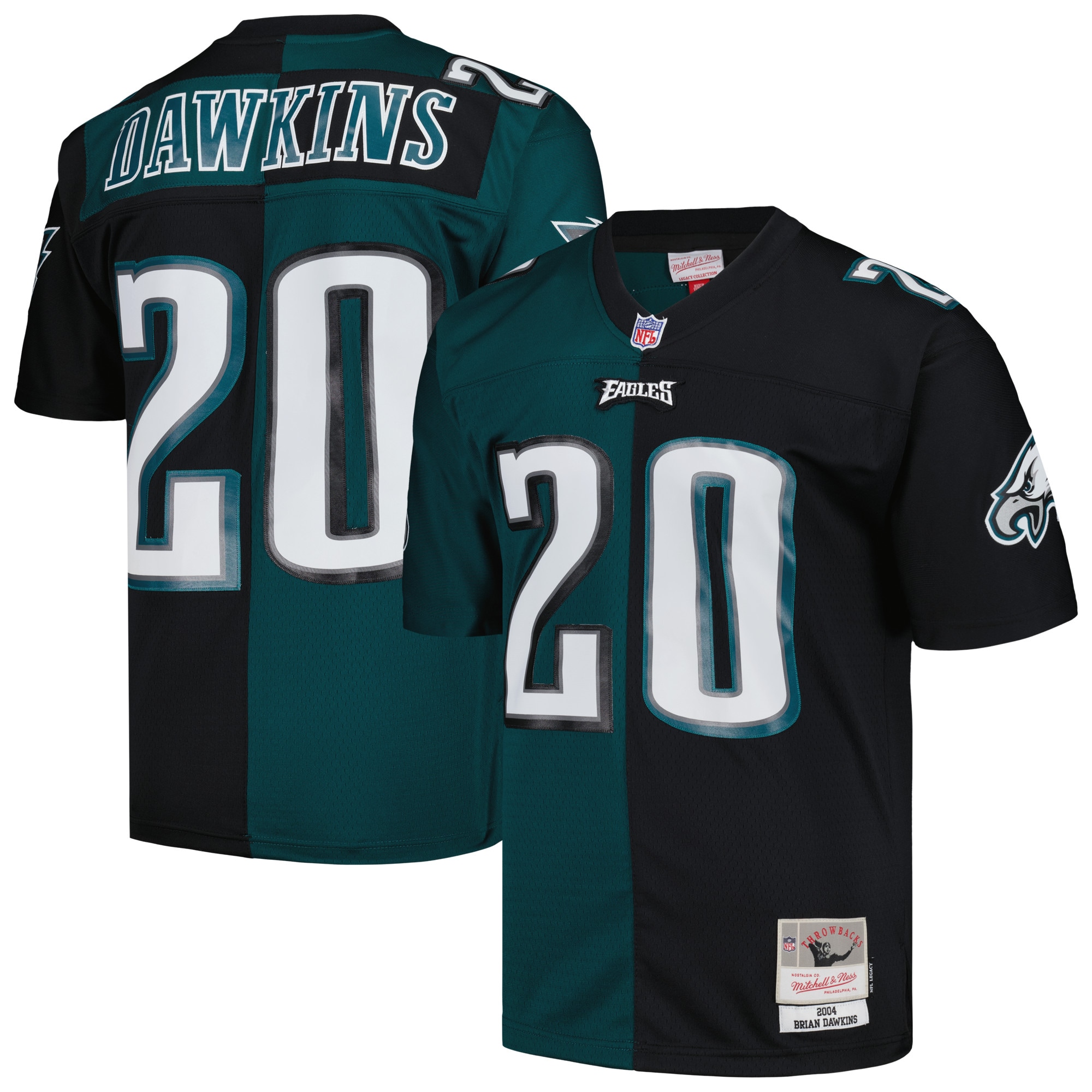 Brian Dawkins Mitchell & Ness Philadelphia Eagles Game Jersey - Men's