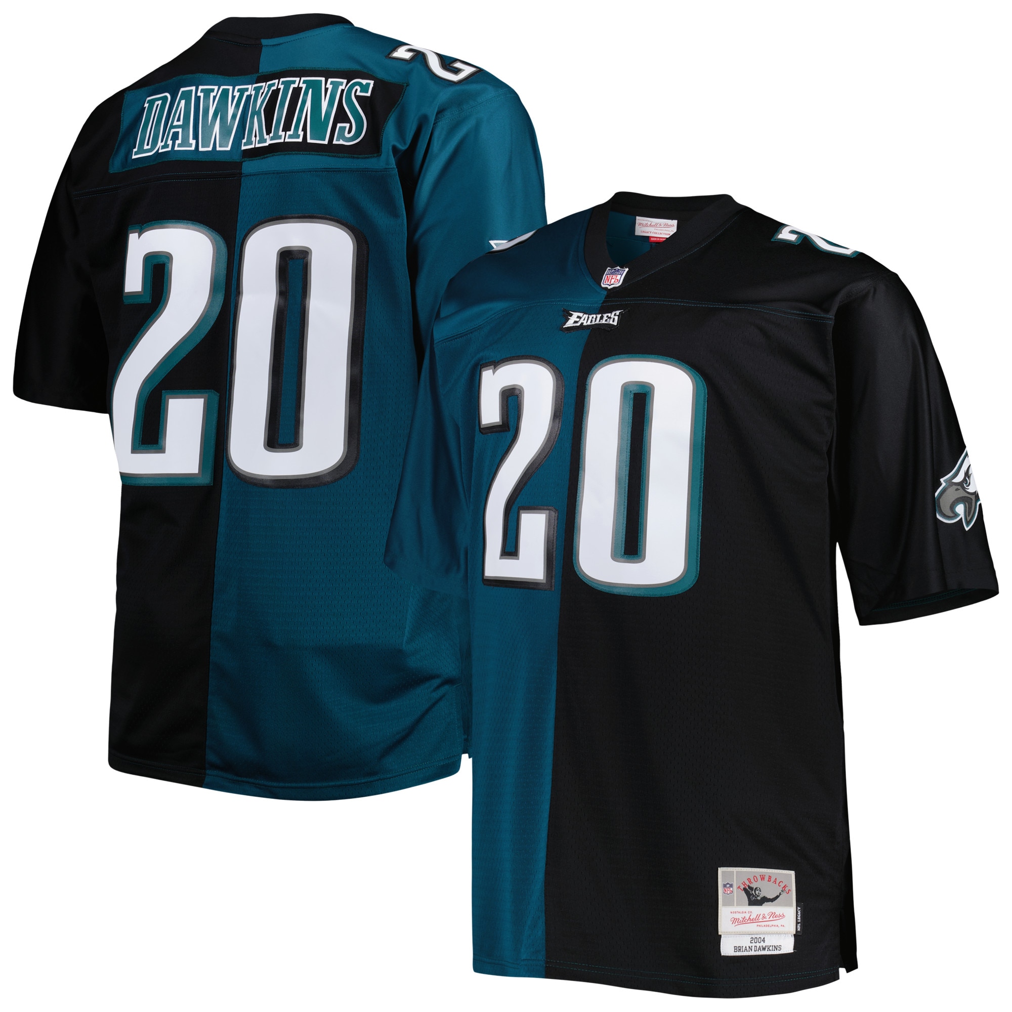 Brian Dawkins Mitchell & Ness Philadelphia Eagles Retired Player Game Jersey - Men's