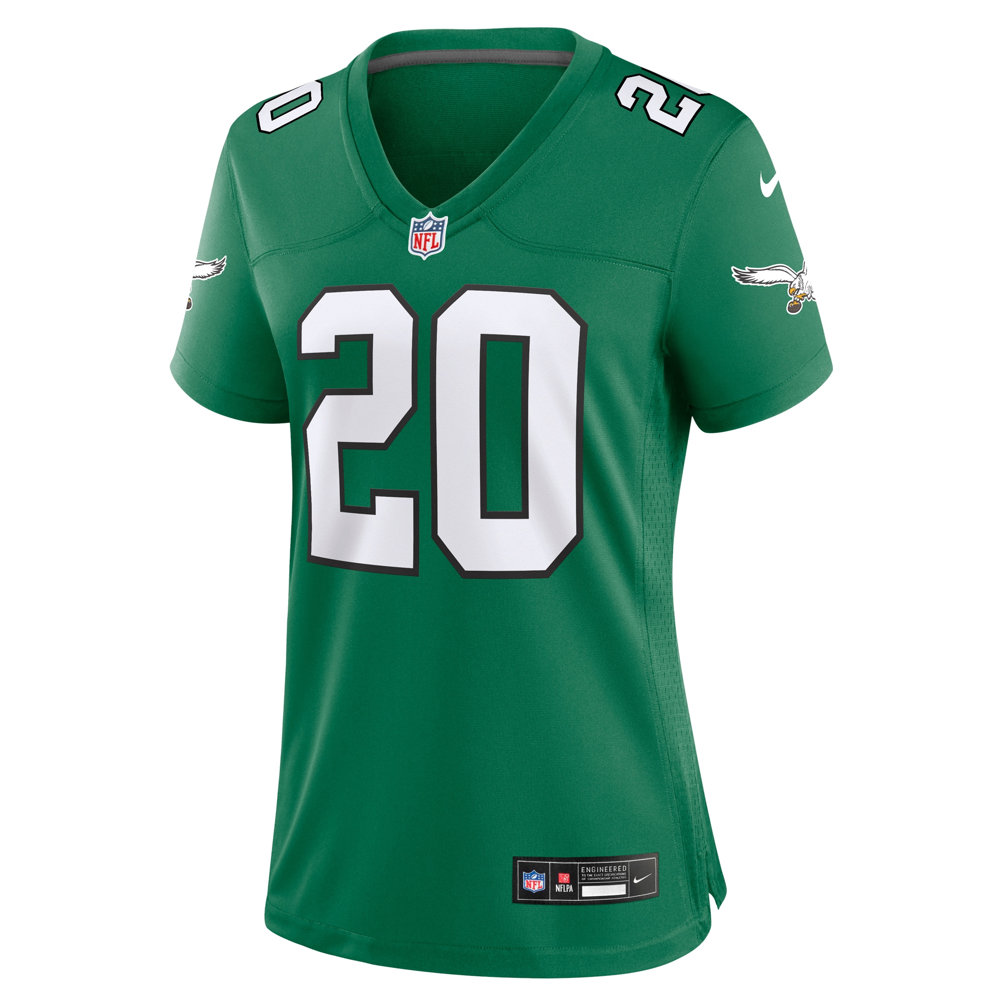 Alternative view of Brian Dawkins Philadelphia Eagles Alternate Game Jersey - Women's