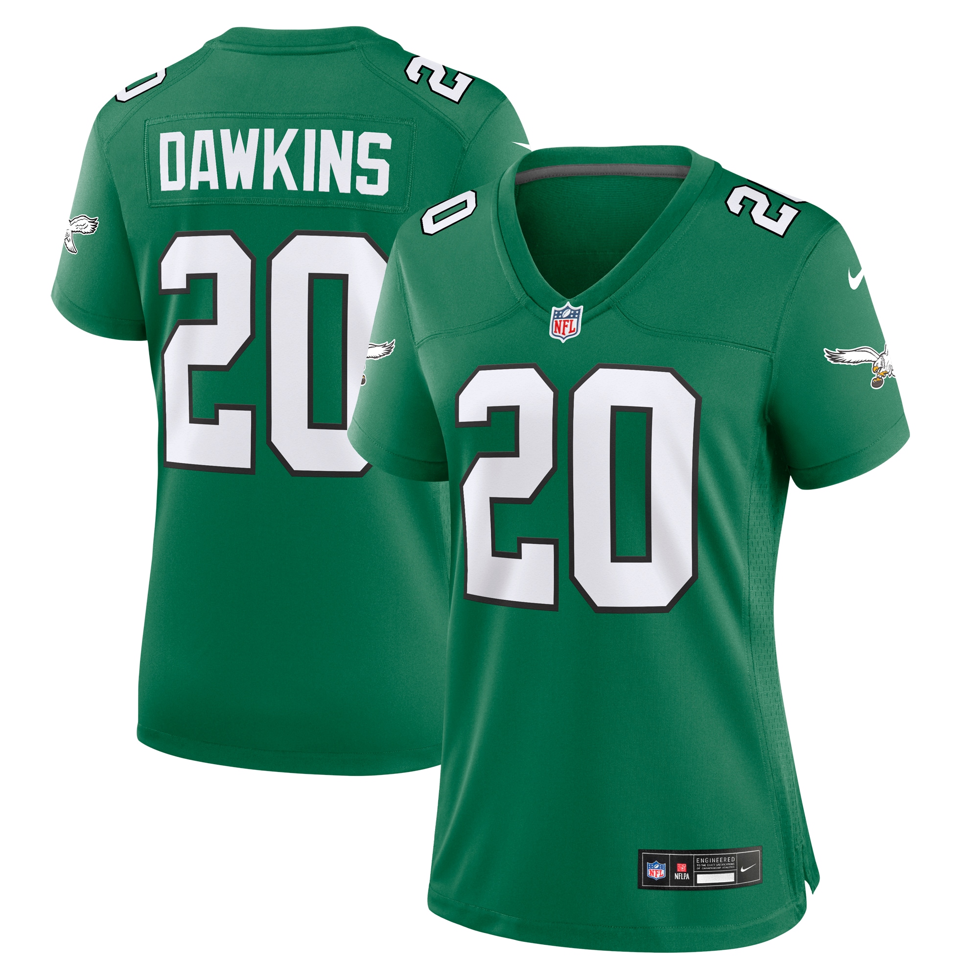Brian Dawkins Philadelphia Eagles Alternate Game Jersey - Women's