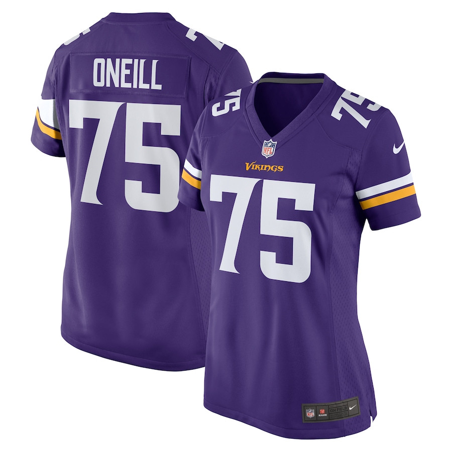 Brian O'Neill #75 Minnesota Vikings Game Jersey - Women's | Purple