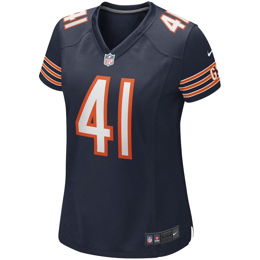 Alternative view of Brian Piccolo #41 Chicago Bears Game Jersey - Women's | Navy