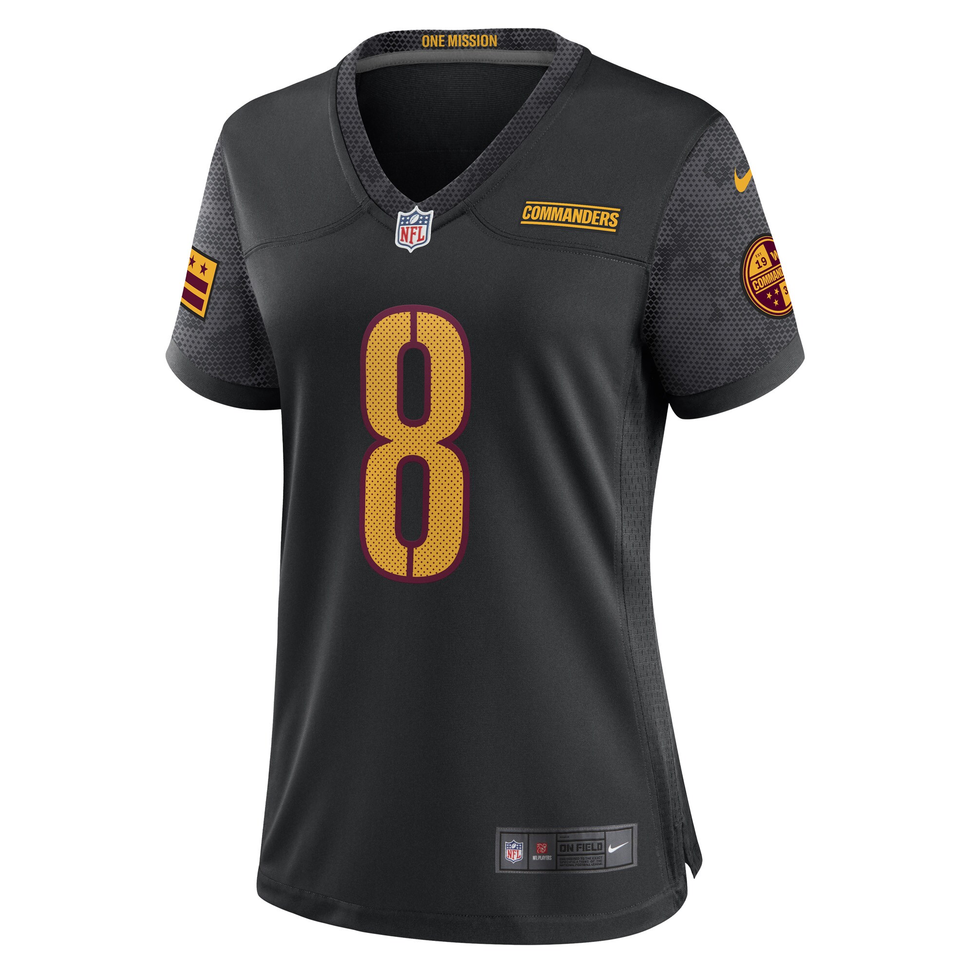 Alternative view of Brian Robinson Jr. Washington Commanders Game Jersey - Women's