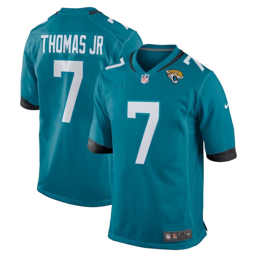 Brian Thomas Jr. #7 Jacksonville Jaguars Game Jersey - Men's | Teal