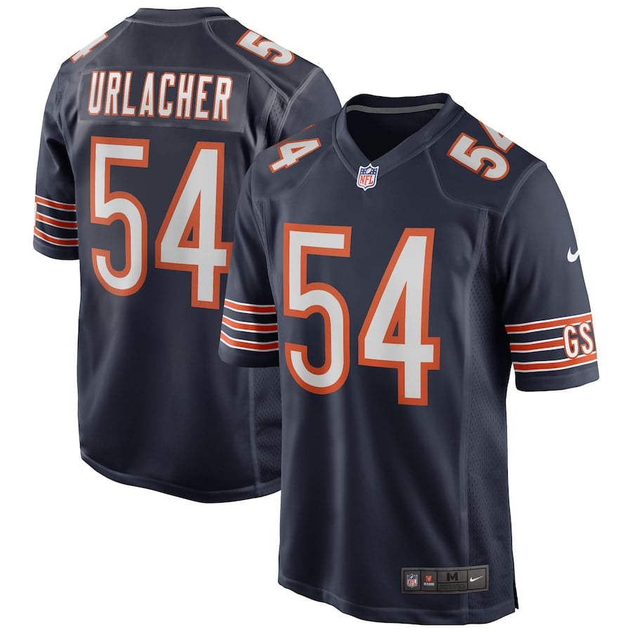 Brian Urlacher #54 Chicago Bears Game Jersey - Men's | Navy