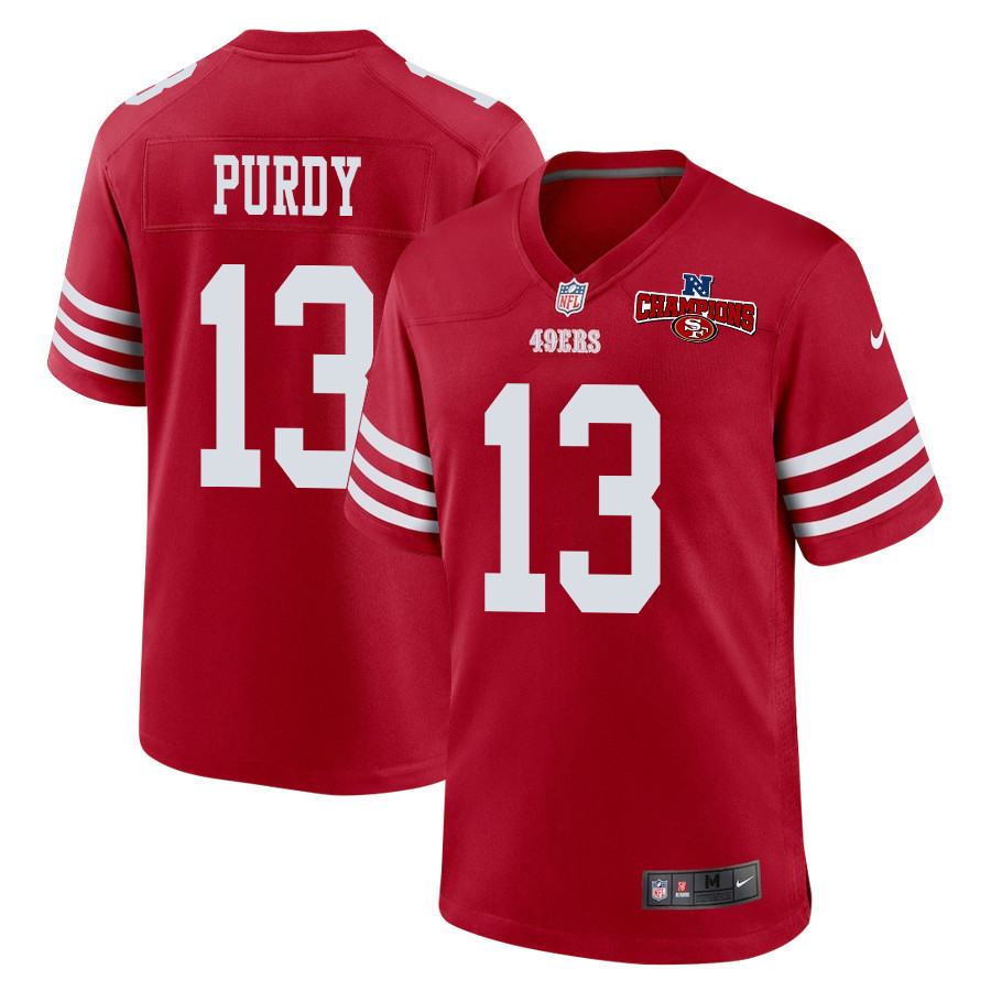 Brock Purdy #13 San Francisco 49ers Game Jersey - Men's | Scarlet