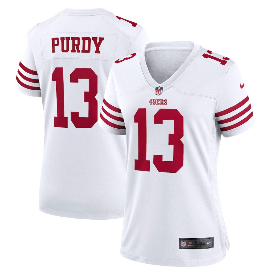 Brock Purdy #13 San Francisco 49ers Game Jersey - Women's | White