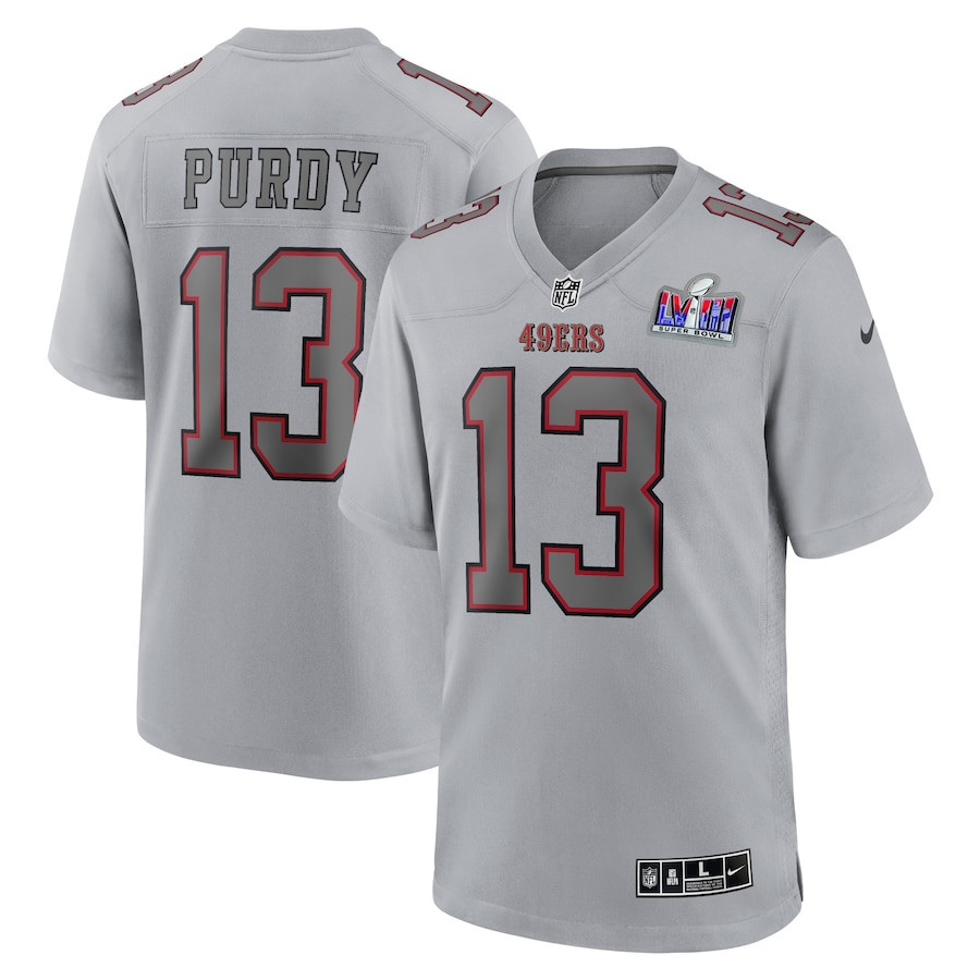 Brock Purdy #13 San Francisco 49ers Super Bowl LVIII Game Jersey - Men's | Gray
