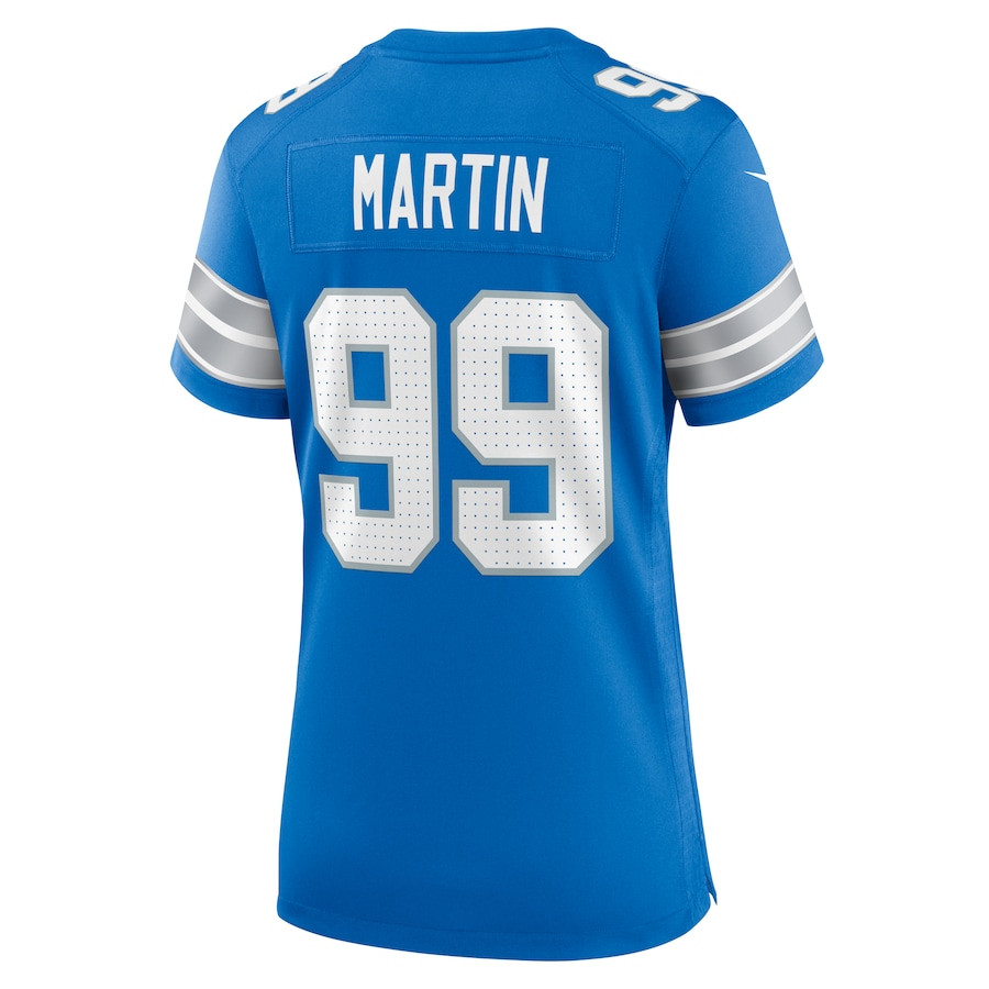 Brodric Martin #99 Detroit Lions Game Jersey - Women's | Blue - Image 3