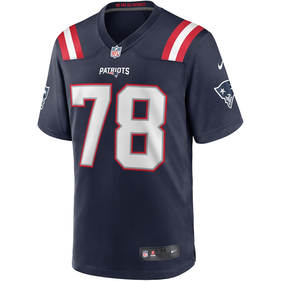 Alternative view of Bruce Armstrong #78 New England Patriots Game Jersey - Men's | Navy