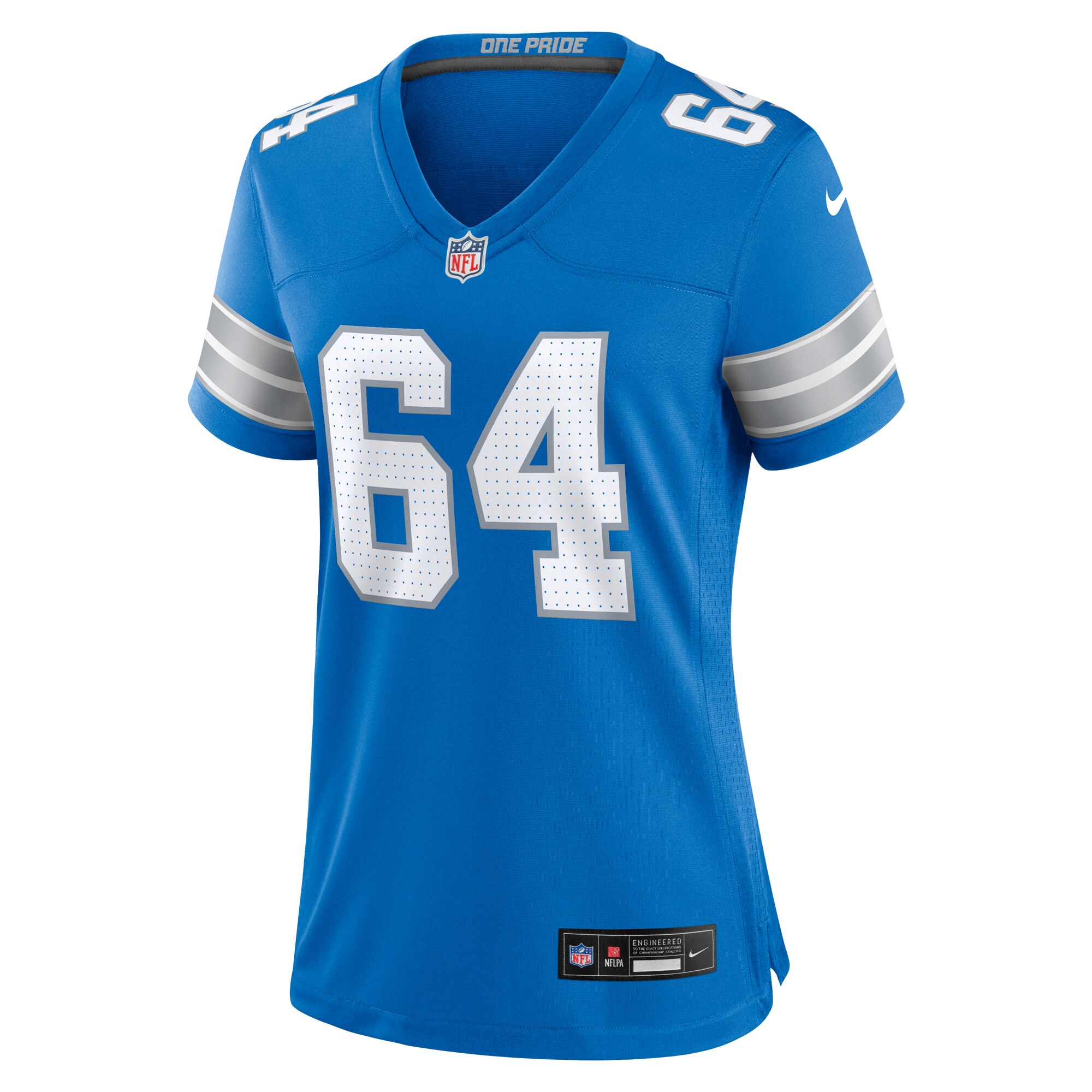 Alternative view of Bryan Hudson Detroit Lions Game Jersey - Women's