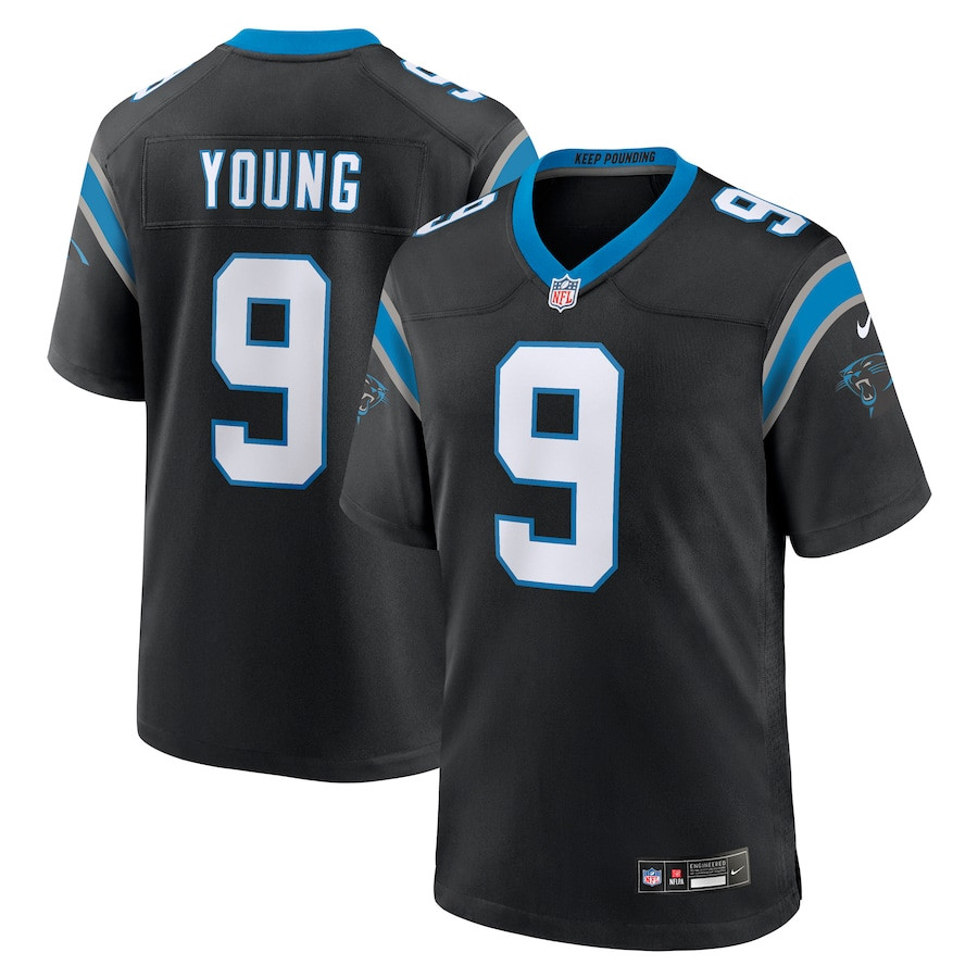 Bryce Young #9 Carolina Panthers Game Jersey - Men's | Black