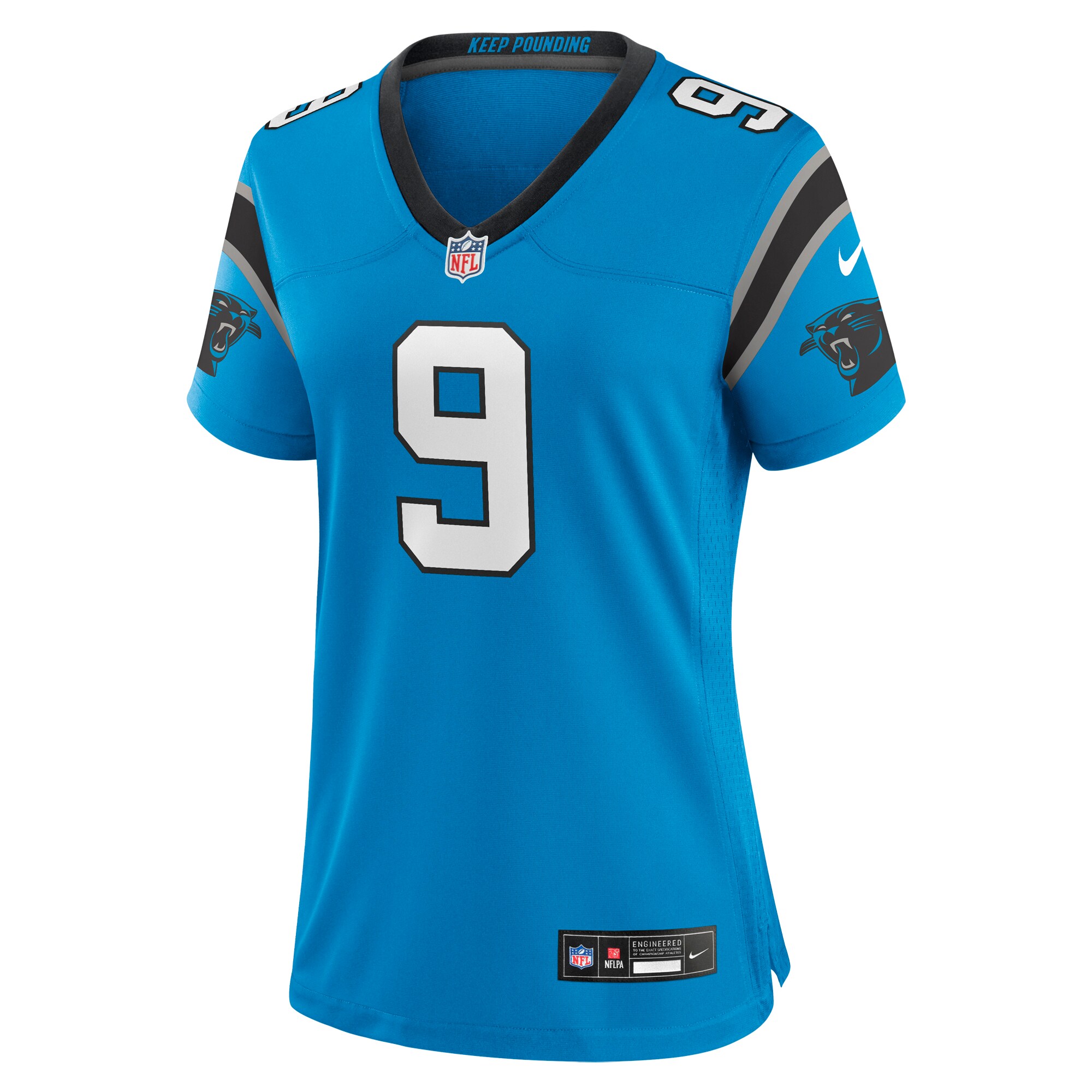 Alternative view of Bryce Young Carolina Panthers Game Jersey - Women's