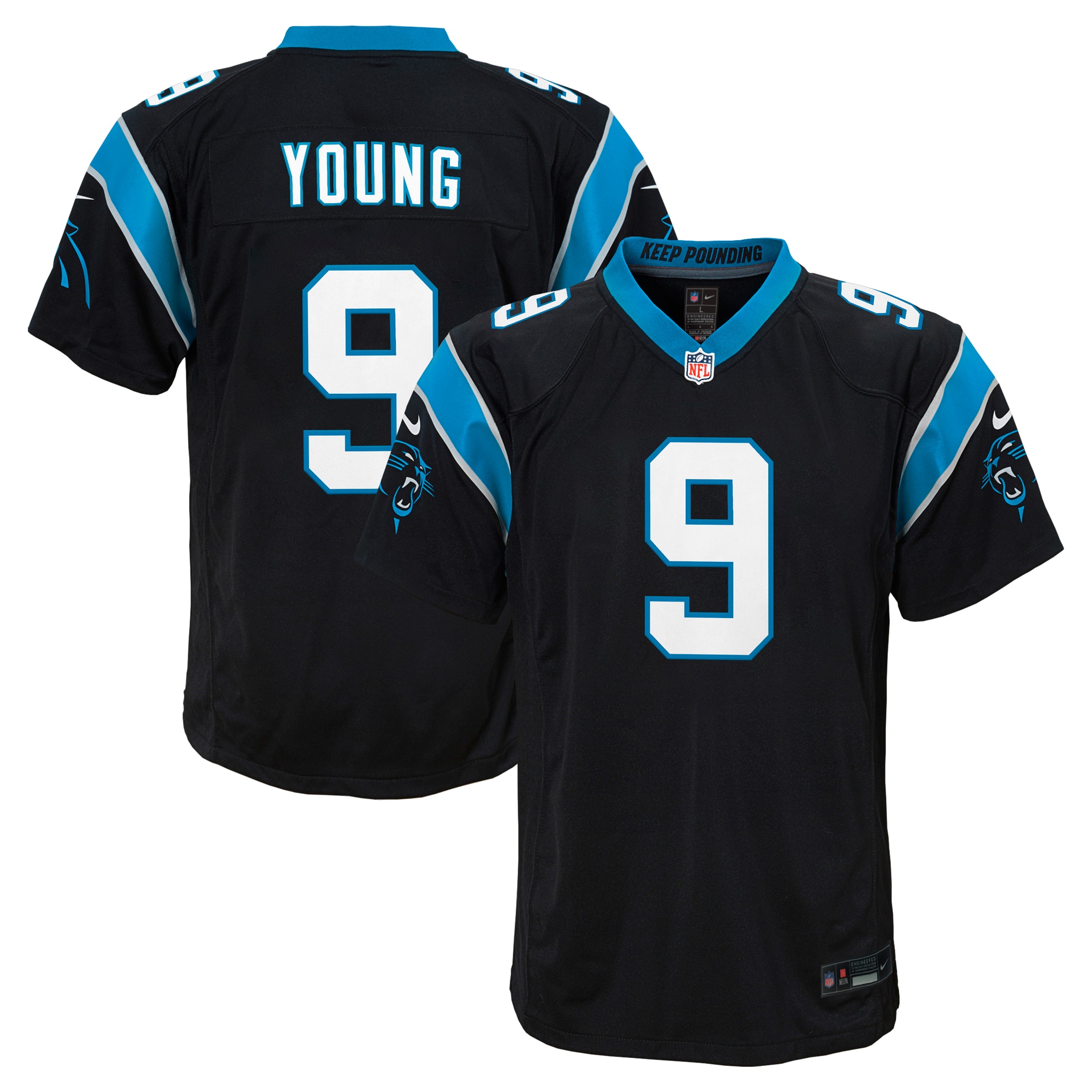 Bryce Young Carolina Panthers Game Jersey - Youth