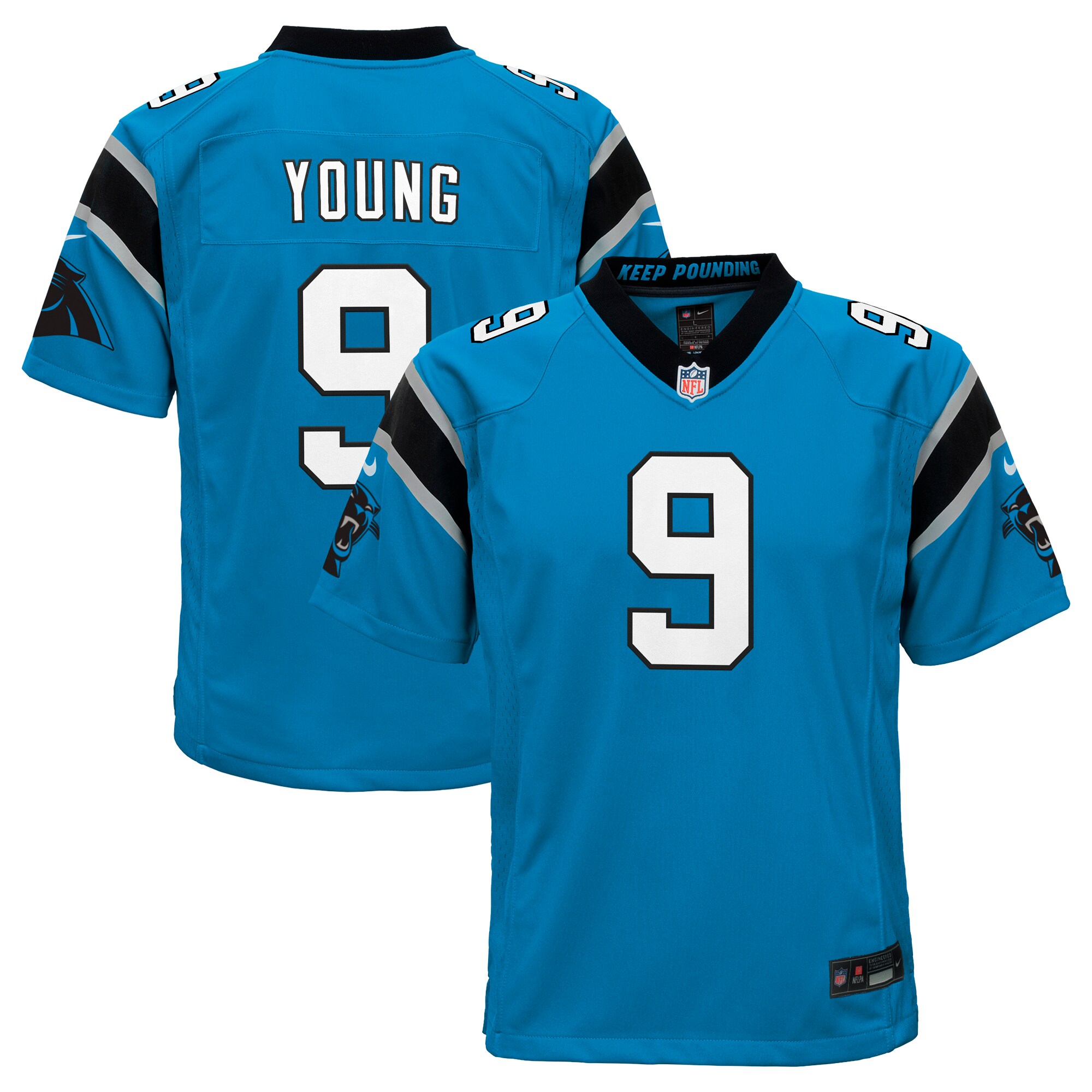 Bryce Young Carolina Panthers Game Jersey - Youth
