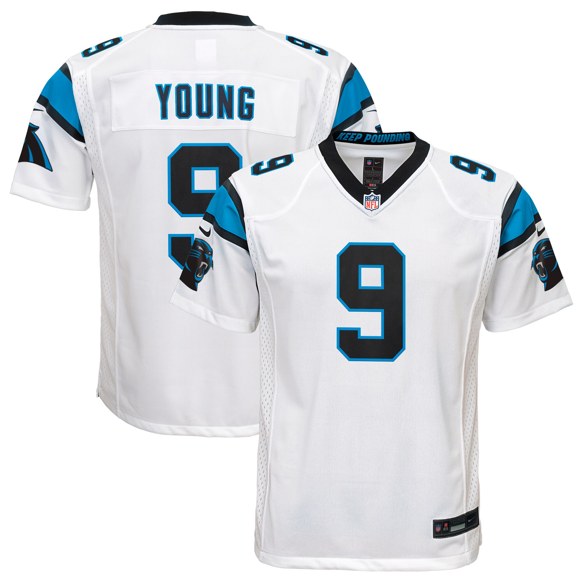 Bryce Young Carolina Panthers Game Jersey - Youth