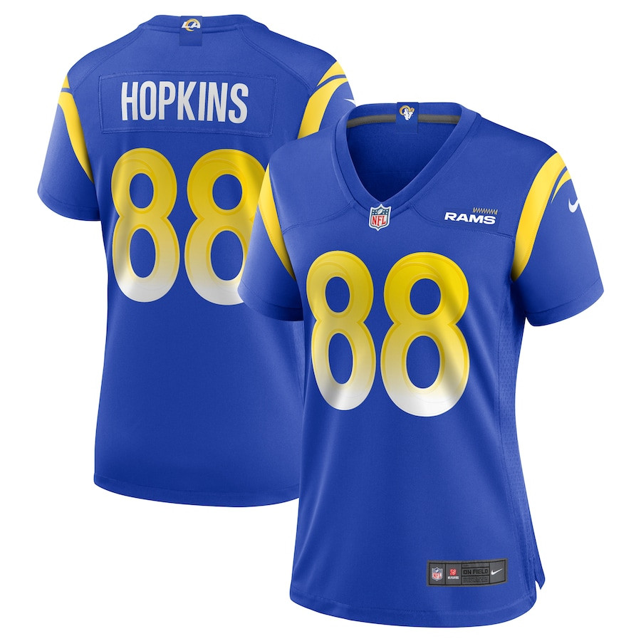 Brycen Hopkins #88 Los Angeles Rams Game Jersey - Women's | Royal