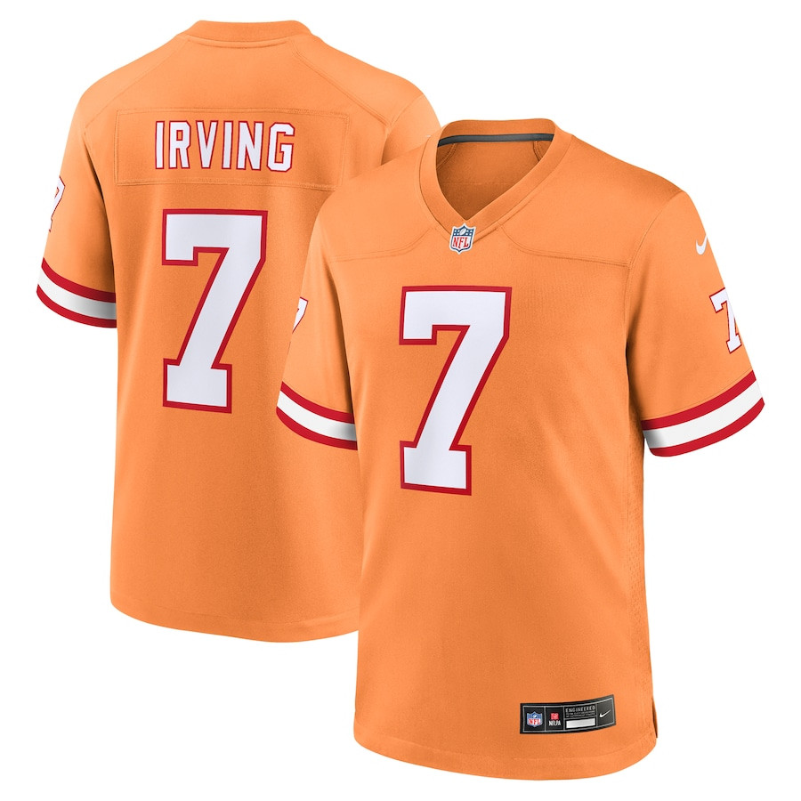 Bucky Irving #7 Tampa Bay Buccaneers Alternate Game Jersey - Men's | Orange