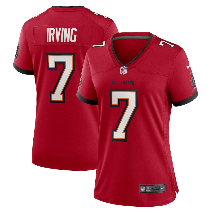 Bucky Irving #7 Tampa Bay Buccaneers Game Jersey - Women's | Red