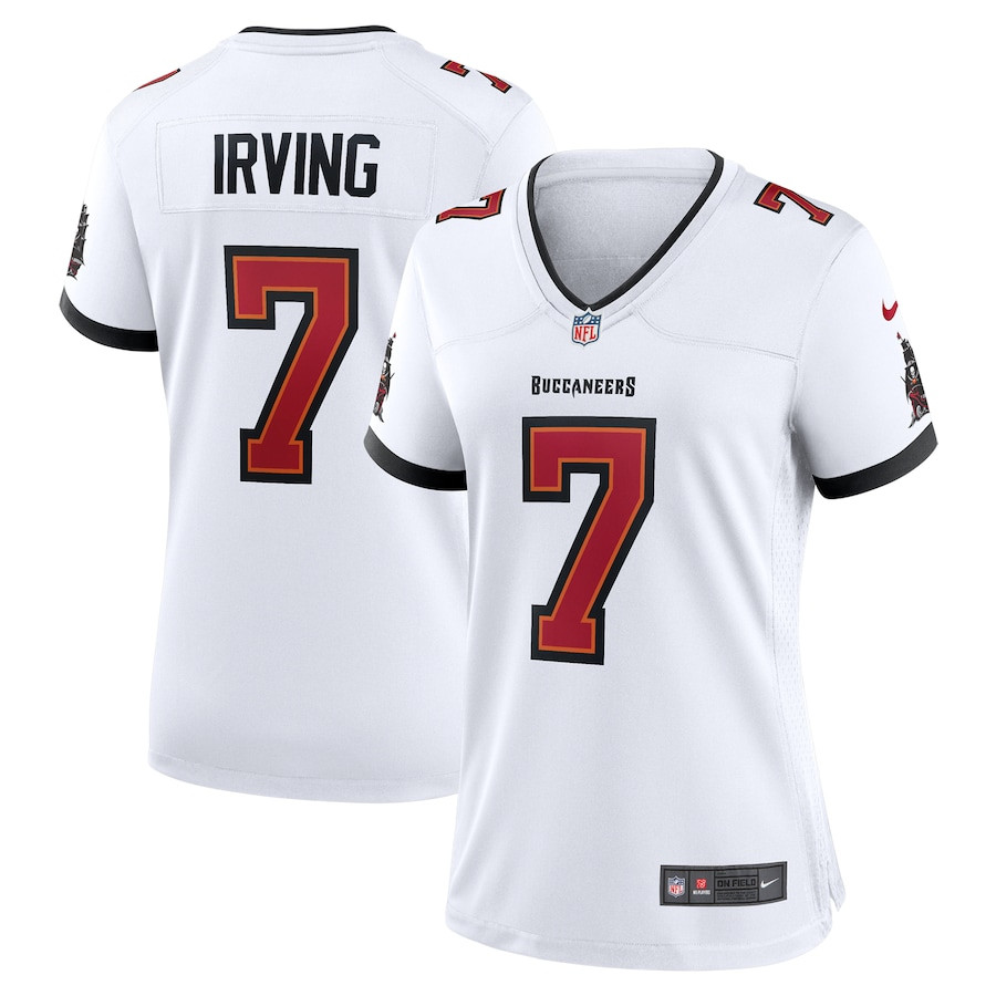 Bucky Irving #7 Tampa Bay Buccaneers Game Jersey - Women's | White