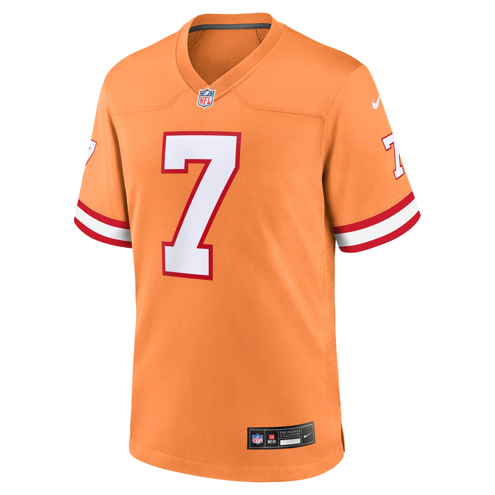 Alternative view of Bucky Irving Tampa Bay Buccaneers Alternate Game Jersey - Men's
