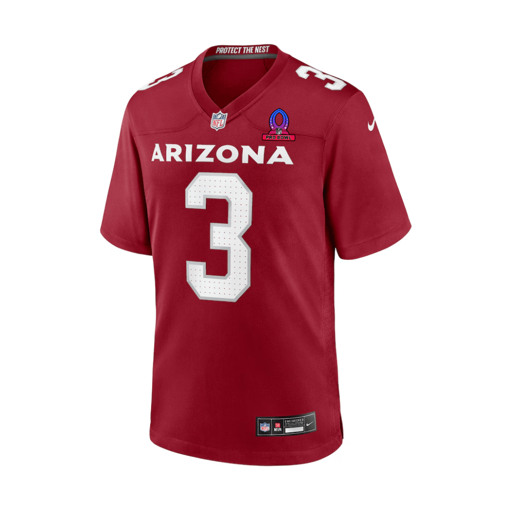 Alternative view of Budda Baker #3 Arizona Cardinals Game Jersey - Men's | Cardinal