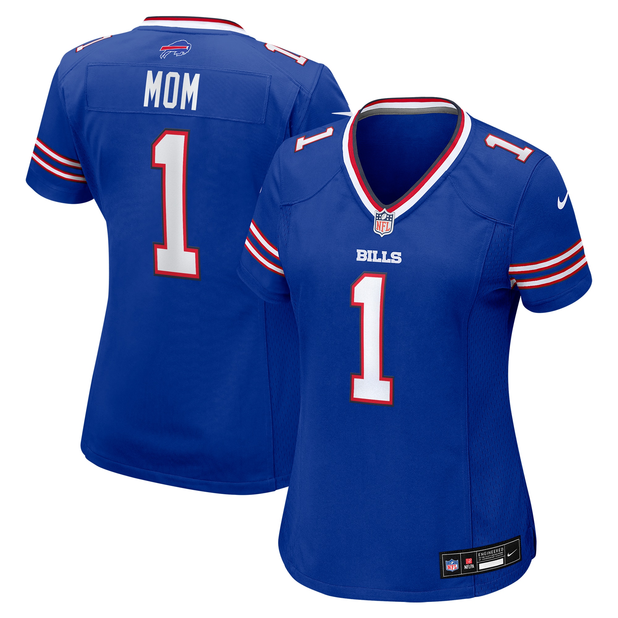 Buffalo Bills Number #1 Buffalo Bills Game Jersey - Women's